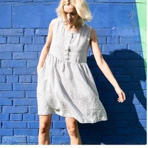 notperfectlinen Mama Midi Dress (S/M)